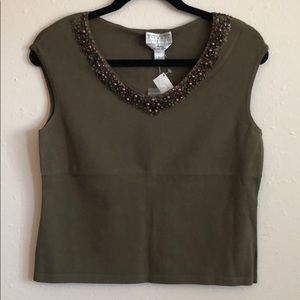 Embellished Tank Top